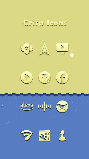 Crisp Yellow Icons Screenshot 3