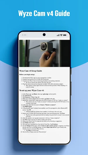 Wyze Cam v4 Guide Screenshot 3