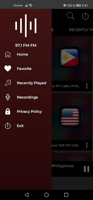 97.1 fm radio station music Screenshot 0