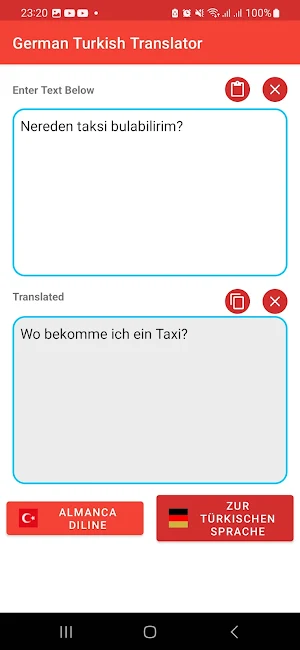 German Turkish Translator Screenshot 1