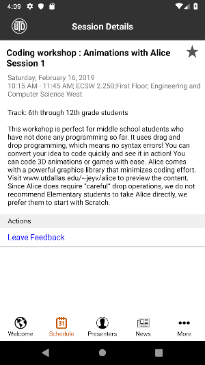 Jonsson School Engineering Day Screenshot 2