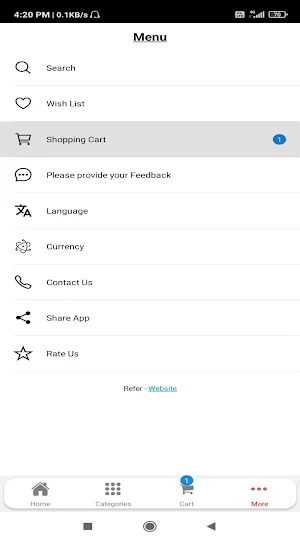 Racket Store Screenshot 2