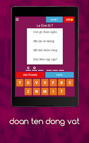 đoán tên động vật Screenshot 0