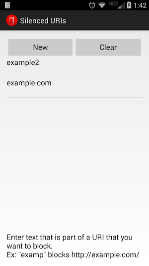 URL Intent Prompter Lite Screenshot 1