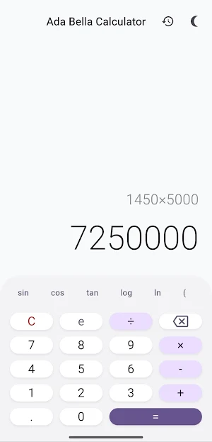 Ada Bella Calculator Screenshot 3