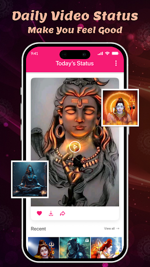 Mahadev Video Status Quotes Screenshot 1