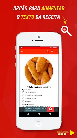 Receitas de Mandioca Screenshot 1