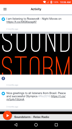 Soundstorm - Relax Radio Screenshot 1