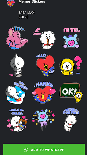 Animated Meme Stickers For Wha Screenshot 3