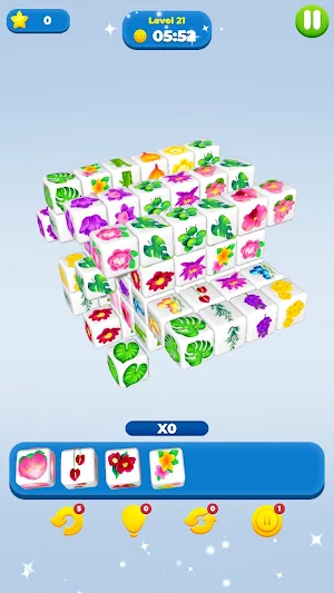 Flower Cube Quest: Tap Tiles Screenshot 3