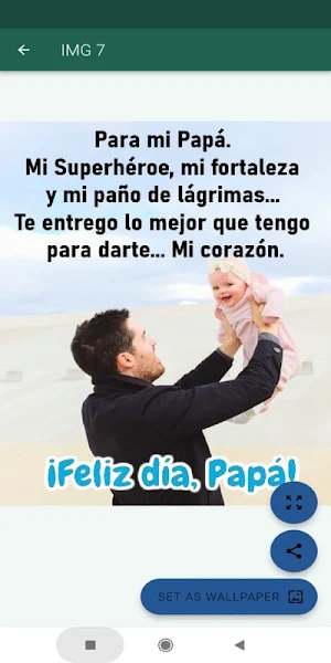 Feliz día de los padres Screenshot 0