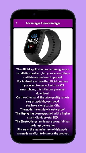 Smart Barcelet Fitpro Guide Screenshot 2