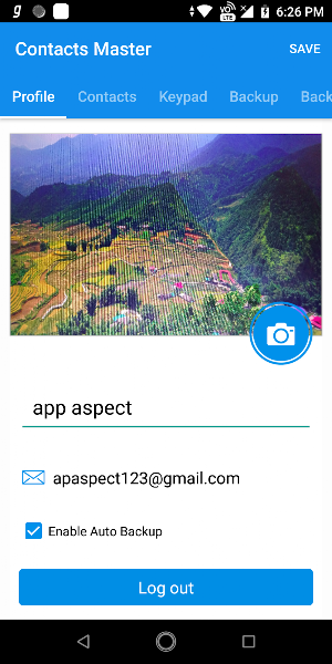 Advanced Contacts Manager - Backup & Restore Screenshot 0
