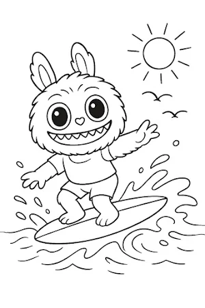 Labub Doll Coloring Game Screenshot 3