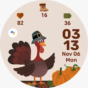 Thanksgiving Watch Face Screenshot 3