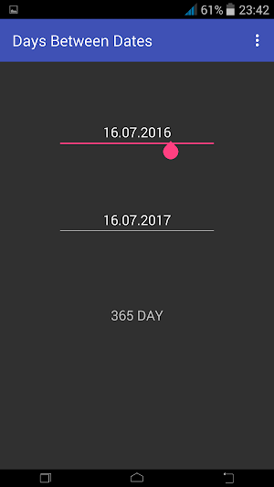 Days Between Dates Screenshot 1