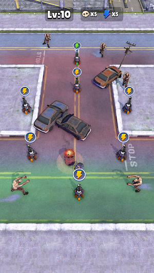Zombie Attack Puzzle Screenshot 2