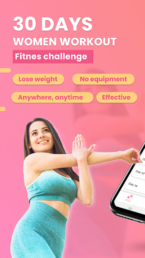 30 Days Women Workout - Fitness Challenge Screenshot 0