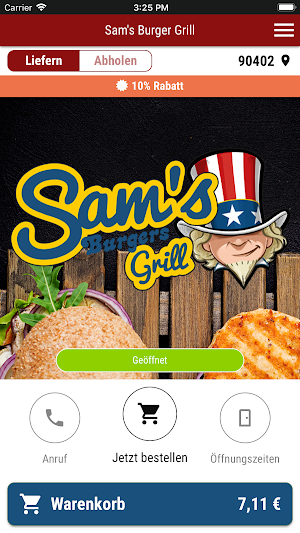 Sam's Burger Grill Screenshot 0