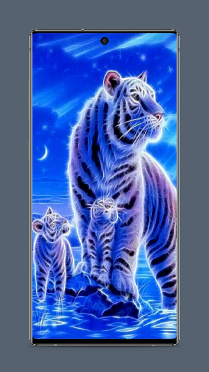 Neon Tiger Wallpaper Screenshot 3