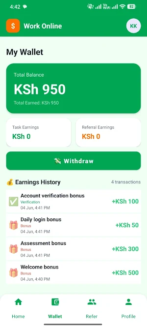 Work Online and Earn Screenshot 3