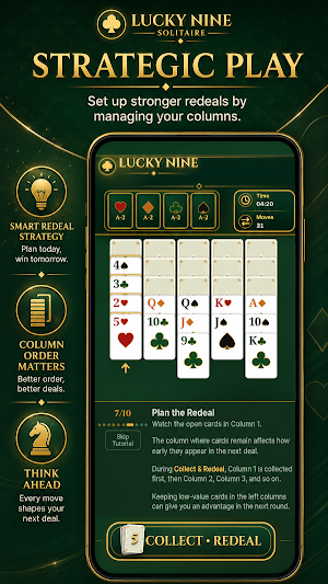 Lucky Nine Solitaire Screenshot 3