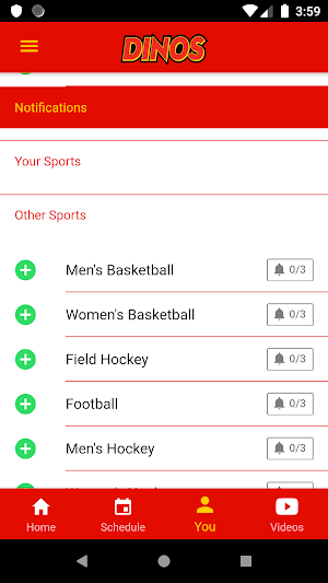 UCalgary Dinos Screenshot 3