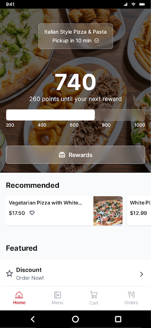 Italian Style Pizza & Pasta Screenshot 0