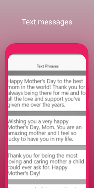 Mothers Day Emotional Messages Screenshot 2