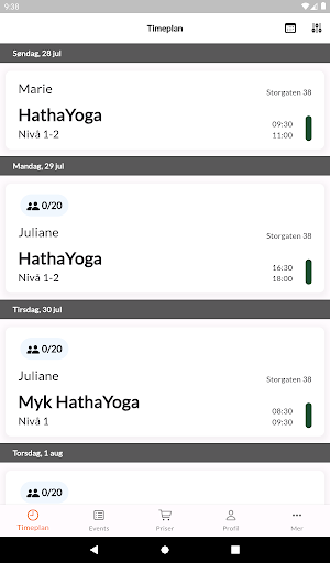 Tønsberg Yoga Screenshot 3