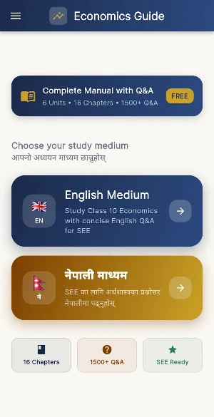 Class 10 Economics Guide Screenshot 0