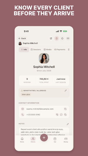Glamorph: Client Management Screenshot 3