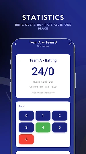 Crickzee - Cricket Scoring App Screenshot 3