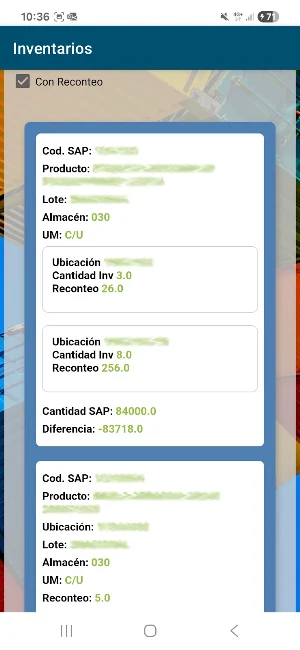 VyV: Inventarios Screenshot 3