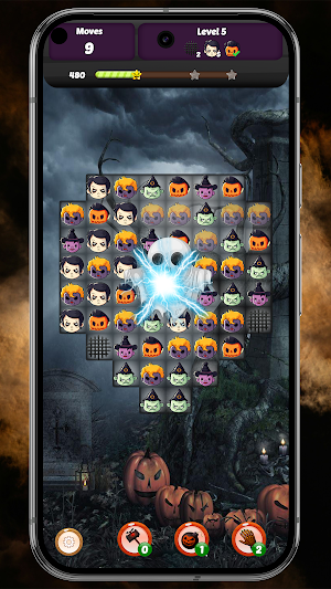 Halloween Match 3 Game Screenshot 2