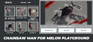 Mod Chainsaw Man For Melon Screenshot 1