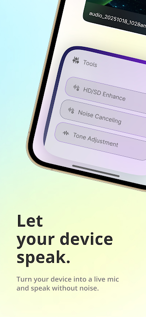 MikoPhone - Live Microphone Screenshot 2