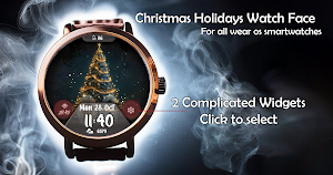 Christmas Holidays Watch Face Screenshot 1