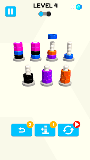 N Bolts Sort Puzzle Game Screenshot 2