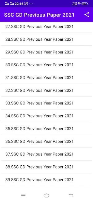 SSC GD Previous Year in hindi screenshot 3