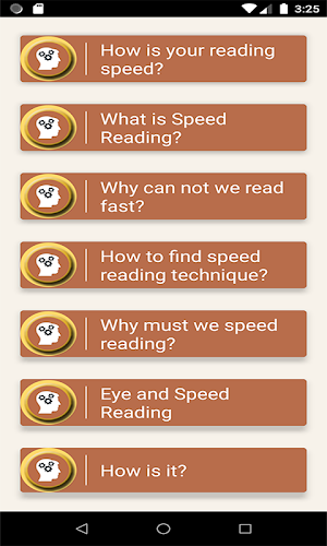 Speed Reading and Exercises Screenshot 2