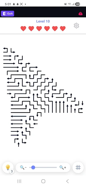 Arrow Puzzle: Tap Away Game Screenshot 2