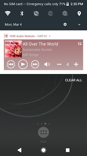 HDD Audio Remote Screenshot 2