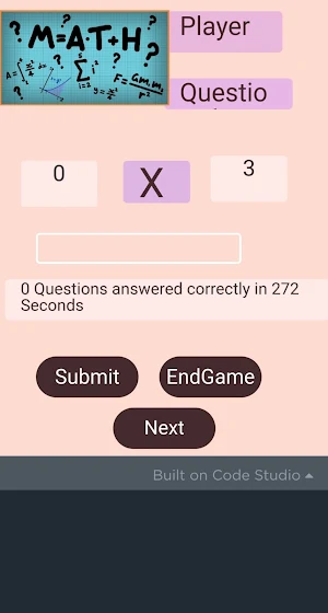 Math Quiz Screenshot 1