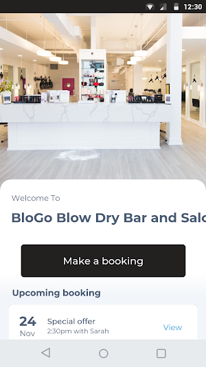 BloGo Blow Dry Bar and Salon Screenshot 0