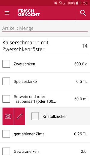 Frisch Gekocht Rezepte Screenshot 2