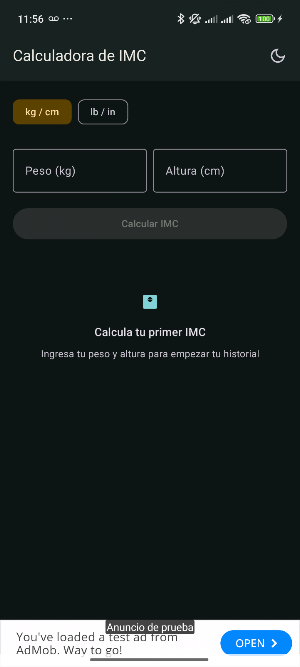 Calculadora de IMC Screenshot 1