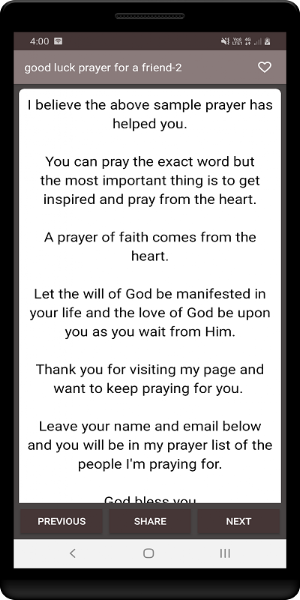 Prayers of good luck Screenshot 1