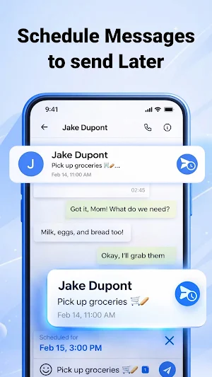 Messages:  SMS Messenger Home Screenshot 2