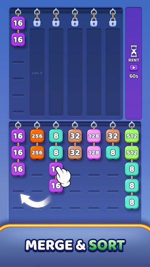 Linked Cubes 2048 Screenshot 0